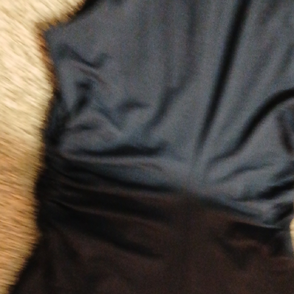 Elegant Navy Sleeveless Dress - Picture 11 of 14